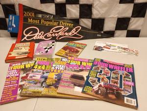 lot 1104 image: Vintage Nascar Books & Magazines
