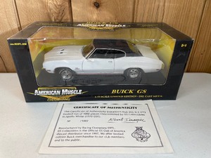 lot 147 image: Ertl Collectibles American Eagles Buick GS 118th Scale Die Cast Limited Edition With Coa