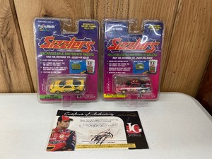 lot 1029 image: (2) Playing Mantis Sizzlers Sample Jeff Gordon Inc With COA