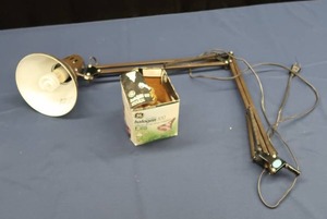 lot 23 image: SHOP LIGHT AND HALOGEN BULB