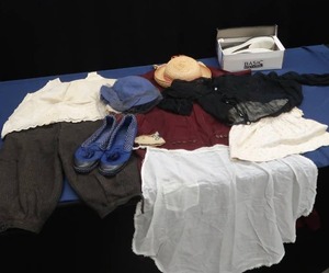 lot 47 image: VINTAGE CLOTHES HATS SHOES