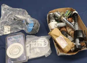 lot 68 image: TOILET FILL VALVE, TRAILER WIRE, AND MORE