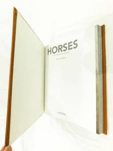lot 26 image: Horses - Their Temperament and Elegance Leather Bound Book with Photographs by Gabriele Boiselle
