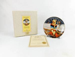 lot 18 image: Vintage 1983 Beauty and Sport 1929 Ladies Home Journal Cover Numbered Collector Plate Art by Hayden Hayden