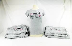 lot 68 image: Lot of 80 2007 Americas Top Model Fitted Tshirts Size X- Large