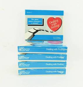 lot 39 image: Lot of 5 Vintage 1987 Dealing With Feeling Series 1 Game