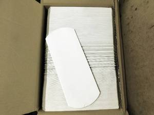 lot 65 image: Case of 250 Uline White Puff Pillow Pack Boxes