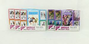 lot 61 image: Lot of 5 Vintage 1993 According to Hoyle Bridge Party Packs