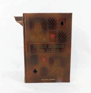 lot 83 image: 1945 Hands Across The Table - The Complete Card Player by Albert A Ostrow Leather Bound Book
