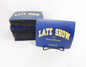 lot 98 image: Lot of 50 Late Show with David Letterman Mouse Pads