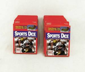 lot 107 image: Lot of 11 Vintage 195 Hoyle Monday Night Football Sports Dice Game