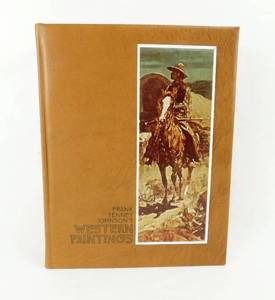 lot 4 image: 1974 Frank Tenny Johnsons Western Paintings by Harold McCracken Leather Bound Book