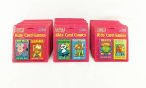 lot 109 image: Lot of 24 Sets of Vintage 1995 According to Hoyle Kids Card Games