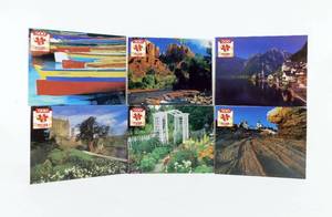 lot 114 image: Lot of 6 Vintage 1997 According to Hoyle Crown Collection 500 Piece Jigsaw Puzzles