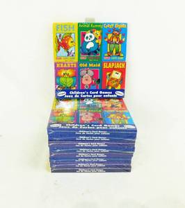 lot 131 image: 9 Sets of Vintage 1997 French and English Childrens Card Games