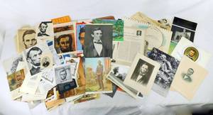 lot 3 image: Large Lot of Abraham Lincoln Images