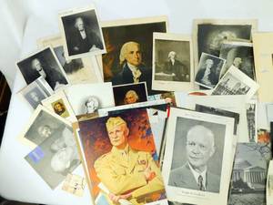 lot 7 image: Large Lot of Images of Presidents of the United States of America