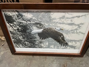 3 large pictures  Wolves and Eagle