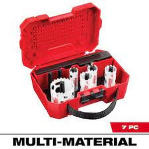 Lot of Milwaukee Hole Dozer Bi-Metal Hole Saw Kit (7-Piece) Customer Returns See Pictures