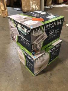 Lot of 2 Assorted Bathroom Ventilation Fans  Customer Returns See Pictures