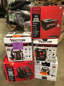 Lot of Assorted Portable Power Stations Various Sizes and Conditions Customer Returns See Pictures