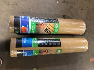 Lot of 2 Eco Cork Foam 75 sq. ft. 3 ft. x 25 ft. x 3.2 mm Waterproof Premium Plus 10-in-1 Underlayment - Vinyl Plank, Laminate, Engineered Wood Customer Returns See Pictures