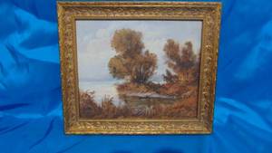 Early 20th Century Oil on Canvas By Hungarian Artist Julias Gyula Zorkoczy 1873-1932