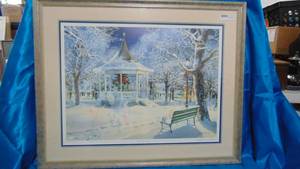 The Carolers Signed By C.L. Peterson with COA #3972800