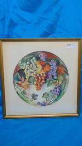 Oil Printing of Grapes by Pung