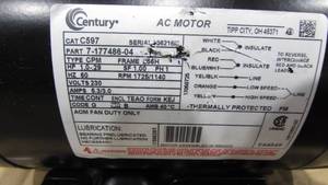 1HP Electric Motor