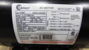 1HP Electric Motor