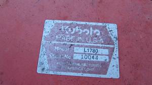 65 Kubota Loader Bucket