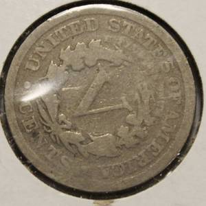 lot 19 image: 1895 Liberty Head V Back Nickel