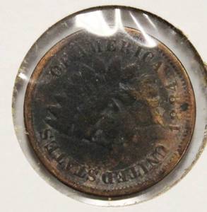 lot 43 image: Nice 1884 Indian Head Penny