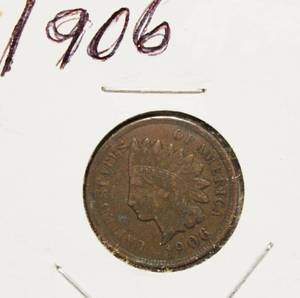 lot 48 image: Very Nice High Grade 1906 Indian Head Penny, Full Liberty