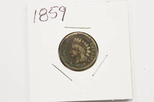lot 53 image: 1859 Indian Head Penny