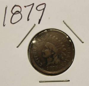 lot 56 image: 1879 Indian Head Penny