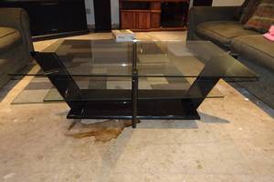 2 Level Glass Coffee Table