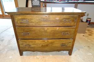 Antique Wood Dresser