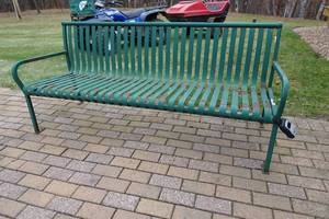 Heavy Duty Steel Outdoor Bench