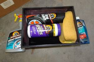 Assorted Armor All Car Care Items - Car Wash, Wheel and Tire Cleaner