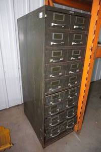Metal Cabinet of Drawers