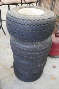 4 Golf Cart Tires and Wheels - Club Cart