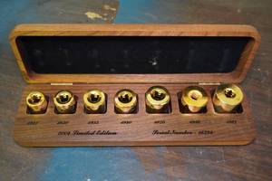 Craftsman Limited Edition 22kt Gold Plated Socket Set in Wood Case