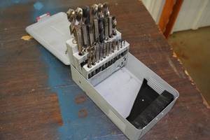29 Drill Bits in Metal Case