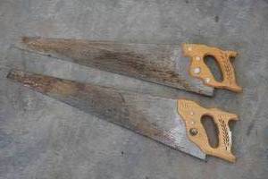 2 Vintage Hand Saws