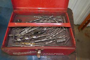 Milwaukee Heavy Duty Corded Drill with Bits in Case