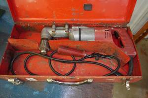 Milwaukee Heavy Duty Corded Right Angle Drill in Case