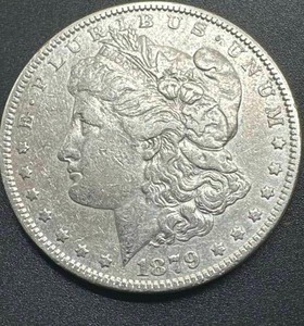 1879 Morgan Silver Dollar (brilliant coin)