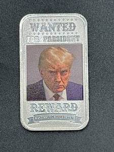 1oz .999 Silver Donald Trump mugshot Bar